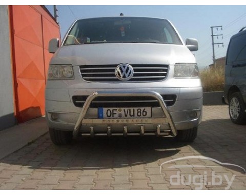 Кенгурятник с надписью "Volkswagen" для VW T5 